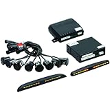Steelmate PTS800MM Parking Assist System with 8 Front/Rear Sensors and Slim Displays
