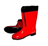 Damengummistiefel in rot