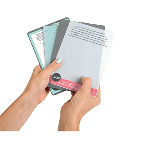 Sizzix 660950 Texture Boutique Embossing Machine, White and Gray Arts