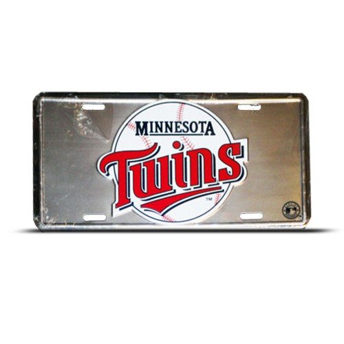 Minnesota Twins Mlb Metal Sport License Plate Wall Sign Tag