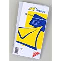 50 Briefumschl�ge DIN lang 110 x 220mm, haftklebend, mit Fenster, 80g/qm