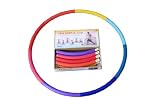 Weighted Sports Hula Hoop for Weight Loss - Trim Hoop 4B 4 lb. Travel Easy, Easy to Assemble/Disassemble
