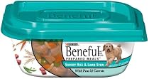 Beneful Prepared Meals Savory Rice & Lamb Stew, 10-Ounce Plastic Containers (Pack of 8)