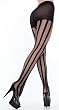 Black Stripe Pantyhose Regular