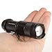 SecurityIng 3.5W 300 Lumens Mini XPE Q5 Zoomable LED Flashlight Adjustable Focus Portable LED Light Lamp Flashlight Torch - Black