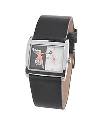Orient Idea Ori-0302E Leisure Style Rectangular Case Slim Design Quartz Watch with Synthetic Leather Band for Female - Black