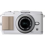 Olympus PEN E-P3 12.3 MP Live MOS Interchangeable Lens Camera with 14-42mm Zoom Lens (White)