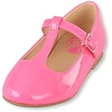 THE CHILDREN'S PLACE(ザ・チルドレンズプレイス) T-ストラップ バレエ フラット プリマピンク シューズ 17.5cm【並行輸入】