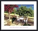 Art Poster Metal Framed Print - Hotel Argentina Terrace - Artist: Ilana Richardson- Poster Size: 15 X 19