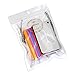 PIXNOR Travel Luggage Tags Suitcase Baggage Tags Labels with Key Ring Pack of 7