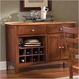 Bristol Point Server in Honey Chestnut