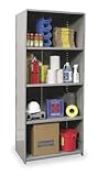 Hi-Tech Shelving Medium-Duty Closed Type Starter Unit with 5 Shelves Size: 87