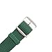 Wrist And Style Perlon Watch Strap (20mm, Green)