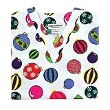 Christmas Merriment V-Neck Scrub Top (XS) SIZES RUN LARGE!
