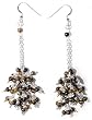 Tigers Eye Earrings Sterling Silver Jewelry 4.25 inches (ers141)