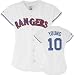 Michael Young Majestic Replica Texas Rangers Women's Jersey - X-Large