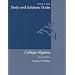Student Solutions Guide for Larson/Hostetler's College Algebra, 7th
