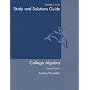 Student Solutions Guide for Larson/Hostetler's College Algebra, 7th