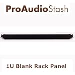 Penn Elcom R1268/05UK 1/2U FLANGED BLANK RACK PANEL Black STEEL