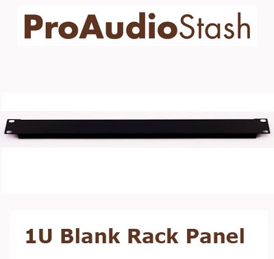 Penn Elcom R1268/05UK 1/2U FLANGED BLANK RACK PANEL Black STEEL