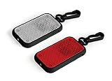 Kikkerland FL20 Flasher Safety Reflector Lights, 2-Set
