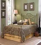 IMAGE OF Full-size Hayley Victorian Style Antique Brass Bed Complete with Frame