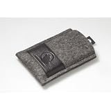 Wolfsrudel iPhone 5 H�lle Grau-Meliert (iPhone 5 Etui Wollfilz)von "Wolfsrudel"