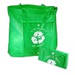 Reusable 'Go Green' Shopping - Grocery Bag - Self-Storing Pouch