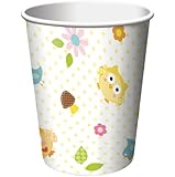 Creative Converting Happi Tree Sweet Baby Hot or Cold Beverage Cups, 8 Count