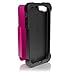 Ballistic SG0926-M365 Screen Guard Casefor iPhone 5 - 1 Pack - Retail Packaging - Black/Hot Pink