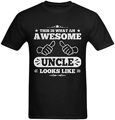 Oquerill Men's What An Awesome Uncle Looks Like T-shirts XL
