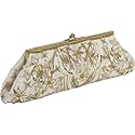 Moyna Handbags Framed Beaded and Sequins Evening Clutch