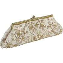 Moyna Handbags Framed Beaded and Sequins Evening Clutch