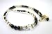 April Crystal Swarovski Crystal Birthstone Beaded Necklaces with Black Pearls by Gemstone Gifts Handmade Jewelry