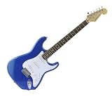 New York Pro Electric Guitar, Metallic Blue with Bonus Accessory Package