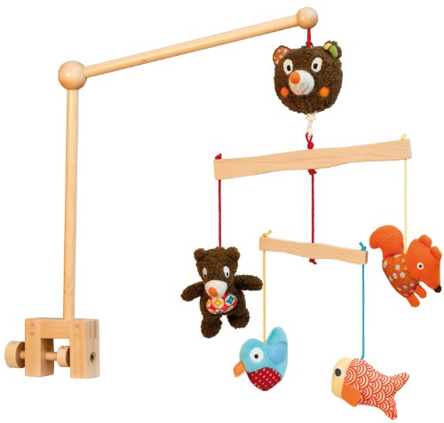 Woodours Wood Musical Crib Mobile