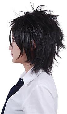 Reborn! Kyoya Hibari Black 30 Cosplay Wigs