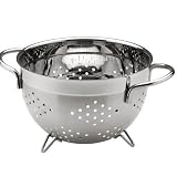 Colander Strainer Steamer 3 Quart 7 inches in Stainless by MIU France