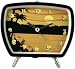 Tropical Talking Clock Sunset Black