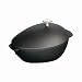 Staub 2.15 Quart Mussel Pot with Stainless Steel Knob, Black Matte