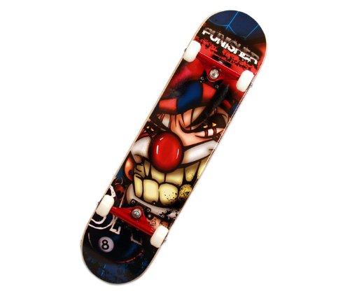 punisher jester complete skateboard blue 31 inch  more detail click!