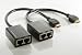 HDMI Extender over Cat5e or Cat6 Cables - Up To 30 Meters (98 Feet) - Fixed 10" HDMI Cables ARE Included - Cat5e or Cat6 Cables NOT Included