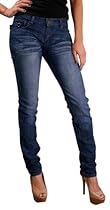 Hot Sale Ed Hardy Women's Skinny Jeans Slim Fit Jeans Blue Size 30