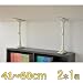 �R�P(YAMAZEN) �Ƌ�˂�����_(����41-60cm)2�{1�g �z���C�g KTB-MS(WH)