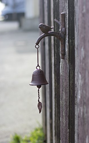 Cast Iron Country Doorbell | Old Fashioned Decorative Bird On a Branch