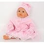 DOLLS FLLECE JACKET , HAT AND MITTENS SET 14-18 INS DOLLS