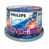 Philips - Cakebox 50 Dvd-R Vierge 4,7Gb - 120Min - 16X