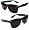 Black Frames Black Lenses