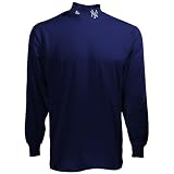 Majestic New York Yankees Navy Blue MLB Long Sleeve Mock Turtleneck