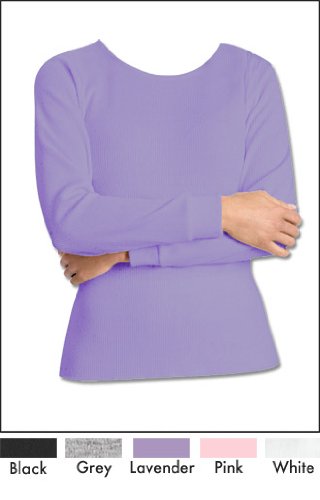 Hanes Womens Thermal Crew 23989 (X-Large, Lavender)